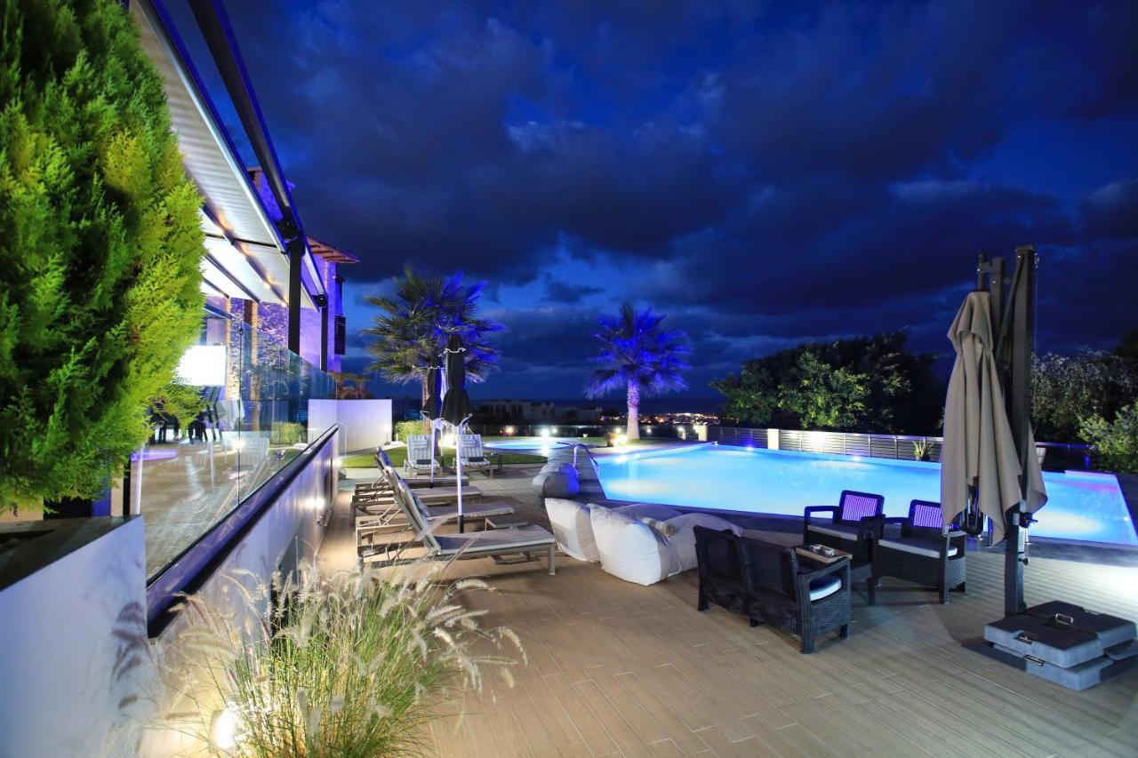 Orama Luxury Villa 4 Bedrooms With Private Pool Χερσόνησος Εξωτερικό φωτογραφία