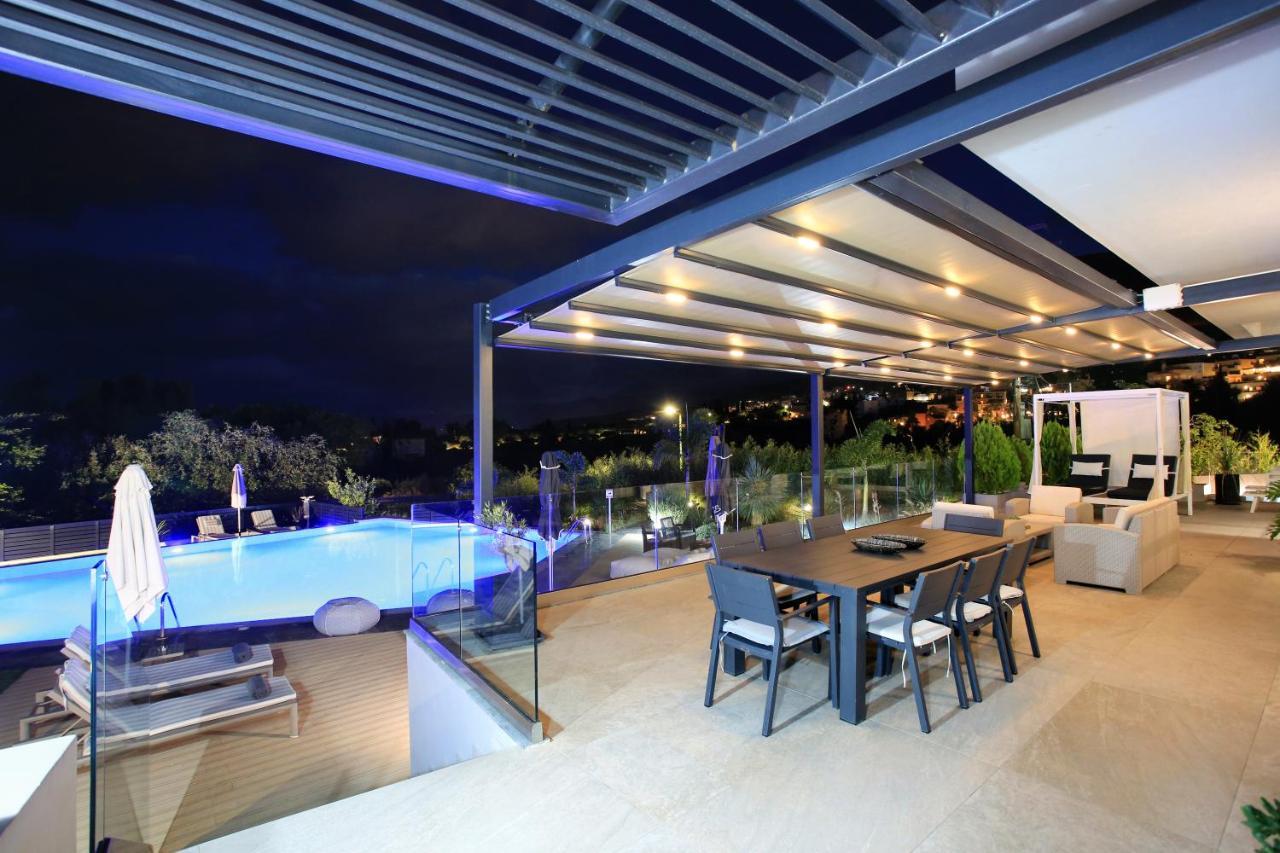 Orama Luxury Villa 4 Bedrooms With Private Pool Χερσόνησος Εξωτερικό φωτογραφία
