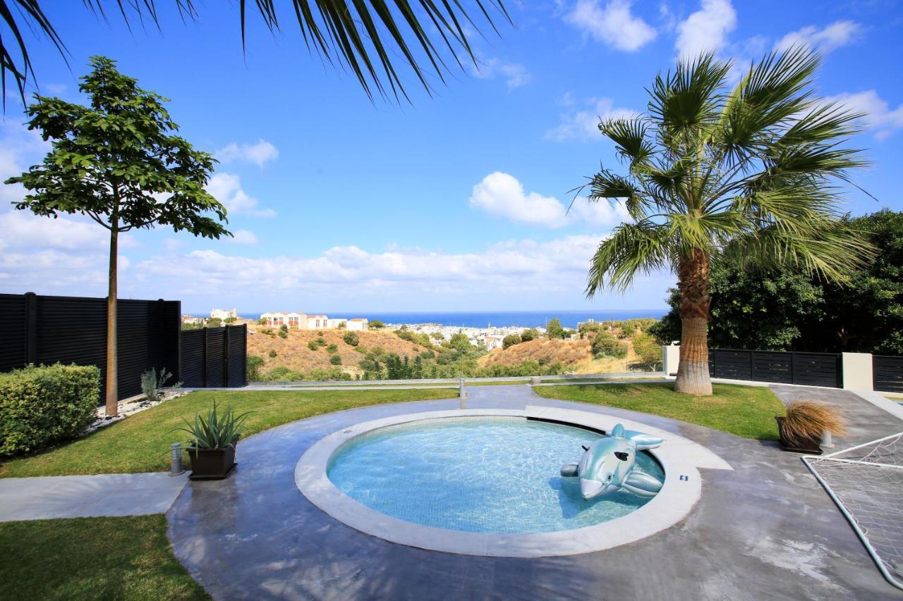 Orama Luxury Villa 4 Bedrooms With Private Pool Χερσόνησος Εξωτερικό φωτογραφία