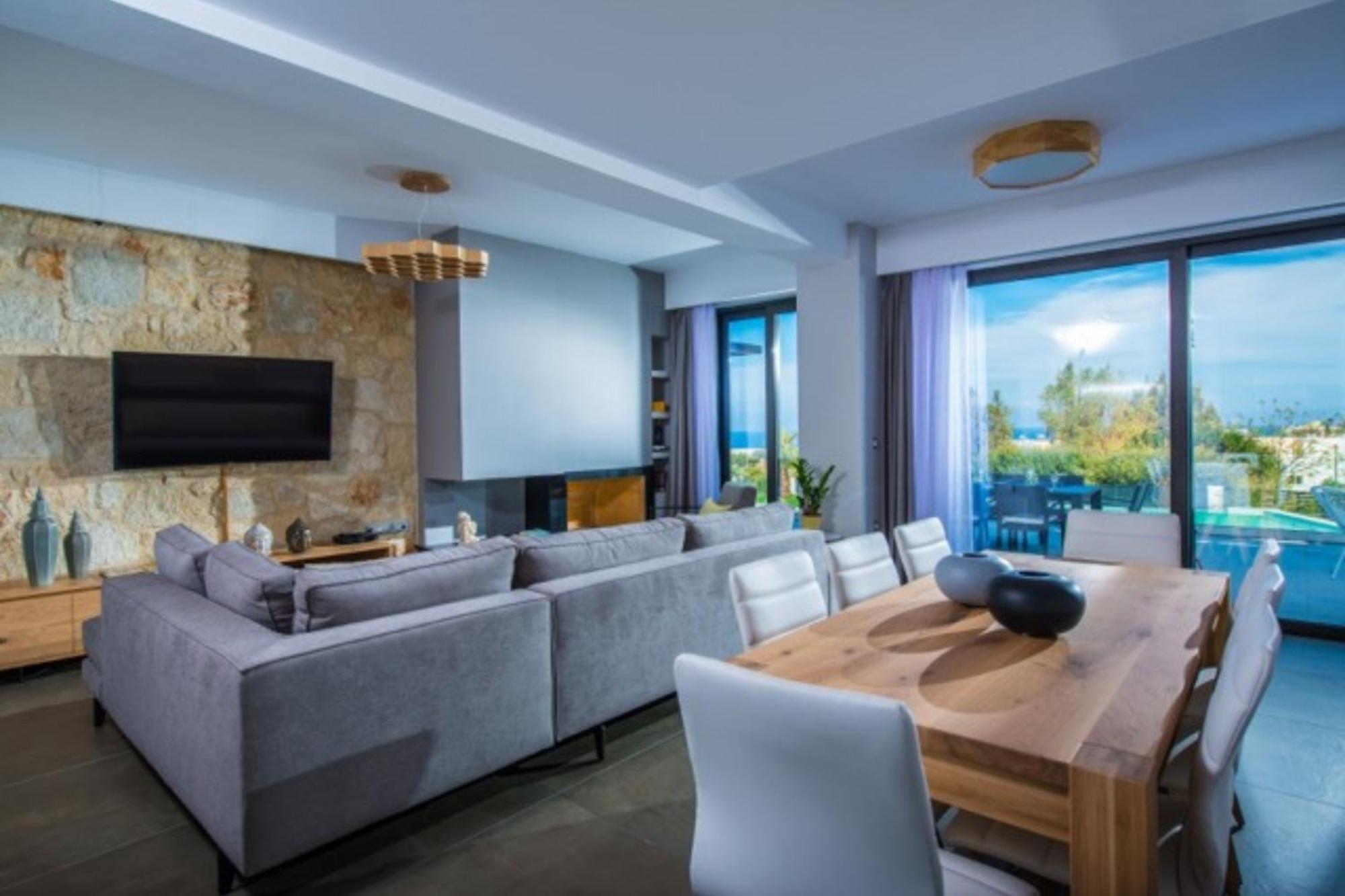 Orama Luxury Villa 4 Bedrooms With Private Pool Χερσόνησος Εξωτερικό φωτογραφία