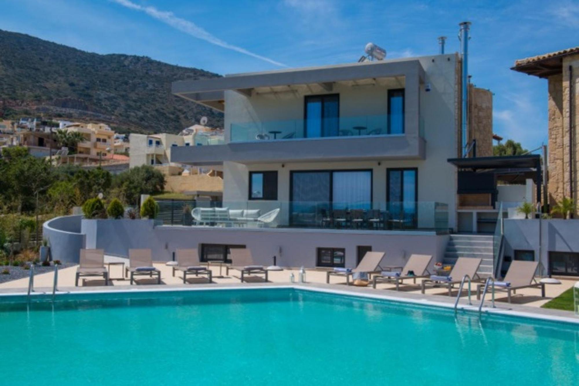 Orama Luxury Villa 4 Bedrooms With Private Pool Χερσόνησος Εξωτερικό φωτογραφία